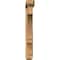Ekena Millwork Balboa Craftsman Smooth Bracket w/ Offset Brace, Western Red Cedar, 5 1/2"W x 30"D x 42"H BKT0604X30X42BOA04SWR - alternate 3